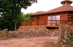 Front View of the Lodge